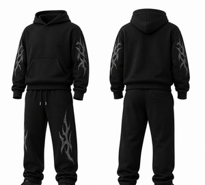 Conjunto deportivo personalizado con logotipo para hombre, conjunto de sudadera personalizado para hombre, conjunto de chándal para otoño para hombre, tallas US S/M/L/XL - Product Image 1