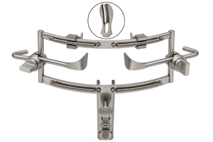 Écarteur buccal Dingman en acier inoxydable, instrument chirurgical maxillo-facial, ouvre-bouche manuel - Product Image 3