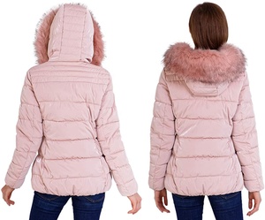 Chaquetas cómodas con capucha personalizadas para mujer, chaqueta de burbujas, abrigo de invierno, moda de poliéster, novedad - Product Image 3