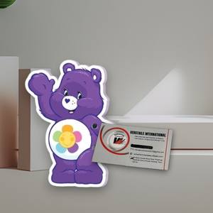 แผ่นต่อขนตาอะคริลิคแบบมืออาชีพ ลายหมีสีม่วงรุ้ง ประดับเพชร พร้อมโลโก้สั่งทำพิเศษ สำหรับต่อขนตาแบบ Private Label เป็นมิตรต่อสิ่งแวดล้อม - Product Image 5