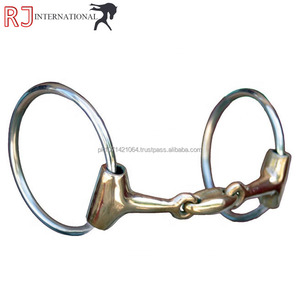 RIAZ JAMAL INTERNATIONAL Mors de dressage western néerlandais personnalisé avec logo pour l'équitation de course, en acier inoxydable durable pour chevaux - Product Image 2