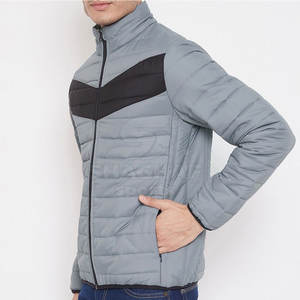 Veste d'hiver en duvet pour homme sur mesure, logo personnalisé, veste en duvet pour homme à manches longues, style tendance - Product Image 4