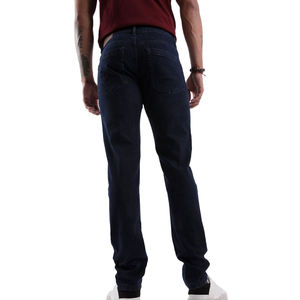 High Fashion Solid Men's Light Denim Pants Custom Made Straight Washed Breathable Winter Autumn <b>Hip</b> Hop Streetwear Casual - Product Image 2