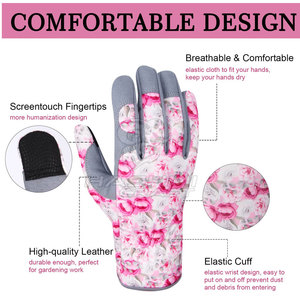 Guantes de Jardinería de Cuero Suave de Primera Calidad, Ideales para Jardinería Diaria y Tareas Generales al Aire Libre - Product Image 2