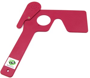 Oclusor Ocular con Orificio Estenopeico para Pruebas de Visión |   Herramienta Manual para Examen Ocular para Pruebas de Refracción (Púrpura) - Product Image 1