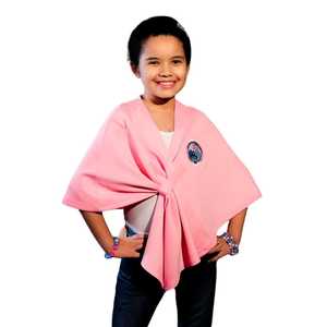 Chal Rosa para Niñas, Suave, Ligero y Elegante, Bufanda de Moda para Niñas, Accesorio Informal para Fiestas - Product Image 2