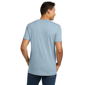 เสื้อยืดสีฟ้าอ่อนสำหรับผู้ชาย ขายส่งจากสหรัฐอเมริกา แบบเปล่า คล้ายกับ Next Level Apparel และ Bella+Canvas ผ้าฝ้ายริงสปันนุ่ม รับสกรีนโลโก้จำนวนมาก - Product Image 6