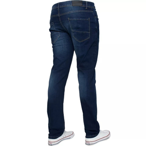 Jeans en denim premium pour hommes, coupe droite moderne, pour le travail, les loisirs et les aventures du week-end. Vêtements en conteneur. - Product Image 3