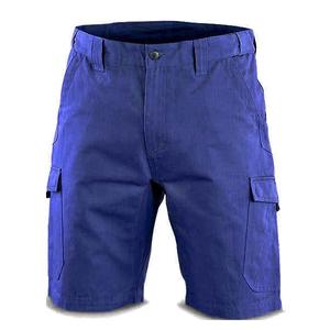 Pantalones Cortos Cargo para Hombre de Alta Calidad, 100% Algodón No Tejido, Personalizables, Ligeros, con Bolsillos, Transpirables, Ecológicos, Color Azul - Product Image 1