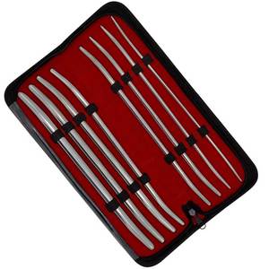 Juego de dilatadores uterinos Pratt de 8 piezas, instrumentos quirúrgicos de ginecología de grado alemán. - Product Image 4