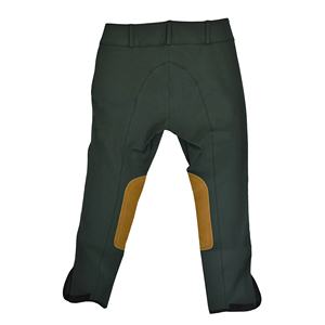 Fabricant indien de vêtements équestres pantalons culottes pour enfants pour l'équitation en cuir genou Patch Junior Rider par Horsekraft - Product Image 3