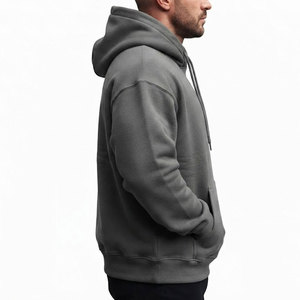 Meilleures ventes : sweats à capuche épais pour hommes en molleton de coton, style streetwear moderne pour l'hiver, vêtements décontractés - Product Image 4