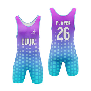 Unisex High Performance Wrestling <b>Singlet</b> Premium Stretch Fabric for Training Tournaments and Competitive Wrestling Teams - Product Image 3