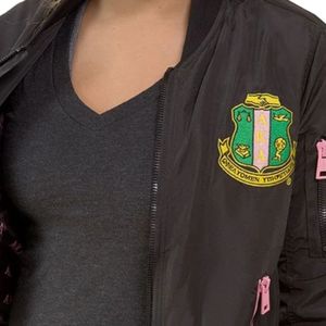Black Satin Bomber <b>Jacket</b> Women Casual Fashion Outerwear Long Sleeve <b>Zip</b> <b>Up</b> <b>Jacket</b> Stylish Lightweight Daily Wear Apparel - Product Image 4