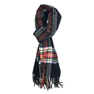 Écharpe tricotée unisexe moderne - Cache-cou doux style urbain - Écharpe au crochet minimaliste personnalisable pour adultes - Product Image 1