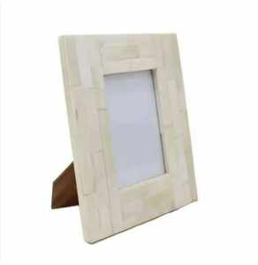 Marco de Fotos con Incrustaciones de Hueso Hecho a Mano, Elegante Marco Decorativo para Hogar u Oficina o Regalo, Perfecto para Interiores Clásicos - Product Image 4