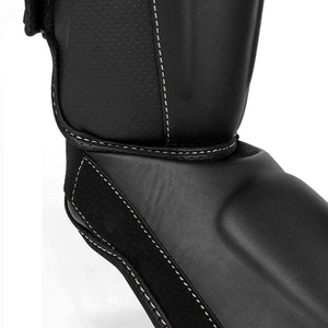 Protectores de Espinillas de Boxeo de Cuero Profesionales de Alta Calidad Personalizados, Plegables, para Muay Thai y Kick Boxing, para Luchadores - Product Image 6