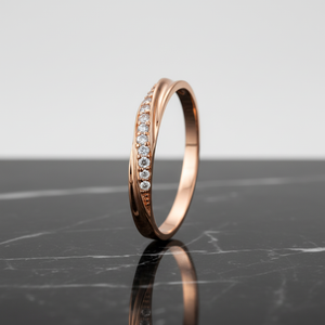 Anillo de Eternidad de Oro de 18K Personalizado con Certificación GIA IGI para Mujer, Anillo de Boda Clásico con Diamantes Creados en Laboratorio VVS, Joyería para Compromiso - Product Image 2