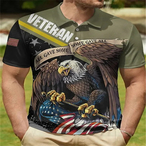 Envío Gratis, Camiseta Polo de Moda Casual de Verano de Secado Rápido con Estampado 3D, Camisetas Frescas, Ropa Urbana Harajuku, Camisa con Solapa - Product Image 3