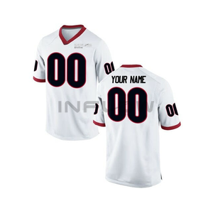 Suéter Personalizado con Logotipo OEM para Hombre, Cuello Redondo, Tejido de Punto, Manga Corta, Jersey de Fútbol Americano, Jersey de Malla Tejida - Product Image 5