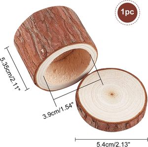 PandaHall Wedding <b>Ring</b> <b>Box</b>, Wooden <b>Ring</b> Storage <b>Box</b> Wedding Ceremony <b>Rings</b> <b>Bearer</b> Boxes Rustic <b>Rings</b> Stand Jewelry Holder - Product Image 2