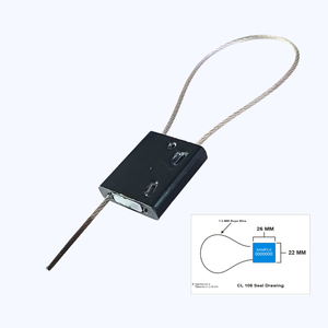 ซีลล็อคสายเคเบิล JHAS ได้รับการรับรองมาตรฐาน ISO ขนาด 26x22 มม. สำหรับรถพ่วงอุตสาหกรรม รถตู้บรรทุกสินค้า ราคาประหยัด ใช้แล้วทิ้งได้ ทนทาน ผลิตจากเหล็กและพลาสติก - Product Image 2