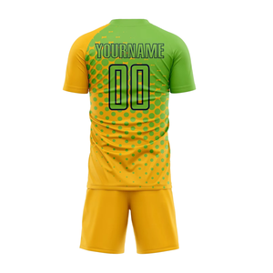 High Quality 100% Polyester <b>Soccer</b> Uniform Breathable Athletic Football Jersey Shorts Set Custom Team Name for Indoor/Outdoor - Product Image 2