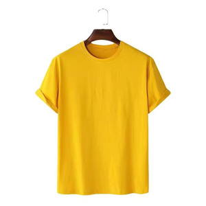 T-shirts pour hommes respirants 100% coton, écologiques, faible MOQ, design de logo personnalisé, vente en gros, manches courtes à bas prix - Product Image 1