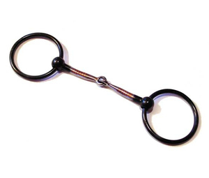 Bocado de hierro dulce con anillo suelto para caballo, opciones de color, equipo de entrenamiento ecuestre, equipo equino duradero, bocado cómodo - Product Image 2