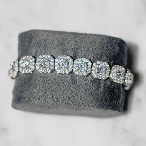 Chaîne et bracelet cubains de luxe Hip Hop Miami avec moissanite VVS1 en argent 925 certifié - Product Image 1