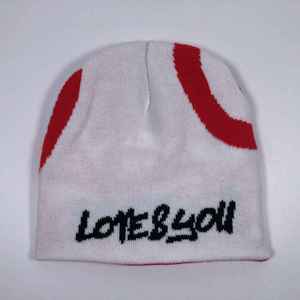 OEM Low MOQ Hot Sale Unfold Unisex Reversible <b>Warm</b> Knit Winter <b>Hats</b> Custom Jacquard Graphic Design One Size Fits All Beanie - Product Image 4