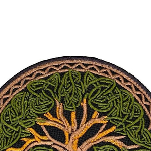 Produit le plus vendu, faible MOQ, patchs brodés, dernier style, patchs brodés ronds en grande quantité - Product Image 2