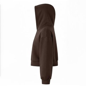 Sudadera con Capucha para Mujer, Personalizable con Logotipo, de Alta Demanda, Color Sólido, Manga Larga, Tejida, Transpirable, Corta, para Otoño - Product Image 4