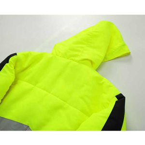 New arrived 2026 Hi Vis Reflective Safety Jacket for mens customised logo with contrast reflective <b>strips</b> safety jacket for Men - Product Image 6
