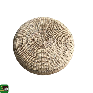 Water Hyacinth <b>Cushion</b> Pad Handwoven Organic Material <b>Foam</b> Filling Breathable & Hypoallergenic <b>Seat</b> for Stool Hotel Use Vietnam - Product Image 2