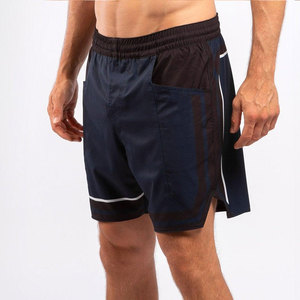 Custom <b>Men's</b> Spandex/Polyester Solid MMA/BJJ Fight <b>Shorts</b> Vintage <b>Lightweight</b> Grappling Waterproof Breathable Elastic Front - Product Image 2