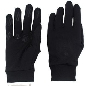 Guantes de dedo completo negros antideslizantes de poliéster para exteriores unisex para todas las estaciones - Product Image 1