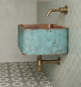 Évier en cuivre design, lavabo en cuivre fait main, évier en cuivre sur mesure, lavabo en cuivre sur mesure, évier en cuivre exclusif fait main - Product Image 1
