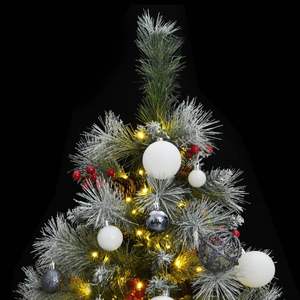 Sapin de Noël Artificiel Articulé avec 300 LED et Ensemble de Boules 82,7 Pouces - Product Image 2