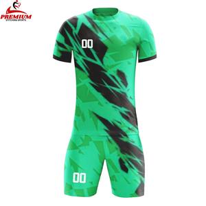Qualité supérieure, meilleur uniforme de football personnalisé, haute qualité, respirant, 100% polyester, séchage rapide, antibactérien, manches courtes - Product Image 5