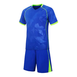 Conjunto de Uniforme de Fútbol Azul Rey Personalizado, Uniforme de Fútbol Sublimado de Secado Rápido, Ropa Deportiva para Equipos, Fabricante OEM - Product Image 1