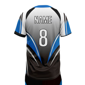 Men's Sublimated <b>Soccer</b> Jersey V-Neck Sleeveless Moisture Wicking 100% Polyester Team Number 8 All Seasons Wear Custom Design - Product Image 4