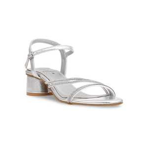 Sandalias Plata Tacón Fantasía Modelo FN5869 - Product Image 2