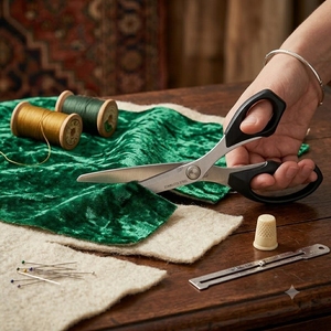 Ciseaux de couture professionnels de 8,5 pouces pour les quilteurs, les ciseaux à tissu et les projets d'artisanat - Product Image 1