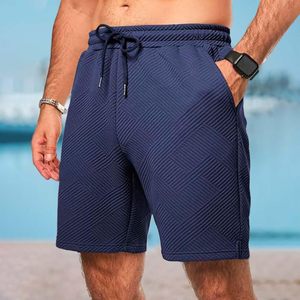Pantalones Cortos Deportivos Flexibles para Hombre con Tela Elástica, Cintura Elástica, Transpirables y de Secado Rápido, 100% Poliéster para Máximo Movimiento - Product Image 1