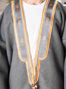 Manteau d'hiver arabe Sheikh Farwa en bisht pour homme et femme, grande taille, usage quotidien, fausse fourrure, vintage, OEM, en gros - Product Image 4