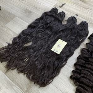 Extensiones de Cabello Humano Vietnamita Ondulado Natural Negro al por Mayor, Doble Trama, Tejido a Máquina - Product Image 4