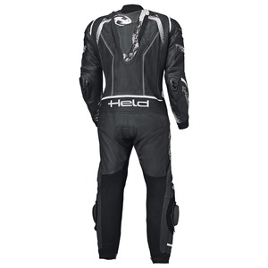 Unisex Full Sleeve Motorcycle Racing Suit Black White Printed Breathable <b>Waterproof</b> Windproof <b>All</b> Seasons Leather <b>One</b> Piece Kit - Product Image 2
