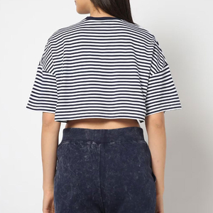 T-shirt court confortable pour femme avec logo personnalisé, style streetwear, très vendu, de haute qualité - Product Image 3