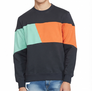 Wholesale Rate Men's Long Sleeve Quick Dry Knitted Casual Sweatshirt OEM Service Breathable Regular Fit - Product Image 1